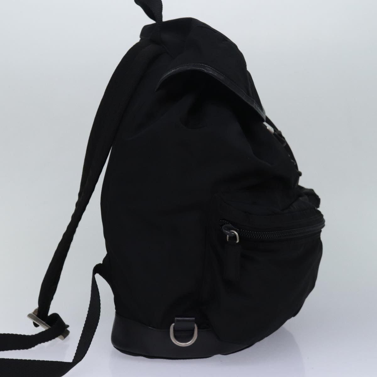 PRADA Backpack Nylon Black Auth bs16173