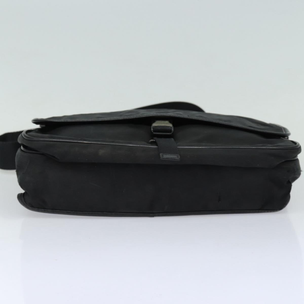 PRADA Shoulder Bag Nylon Black Auth bs16316