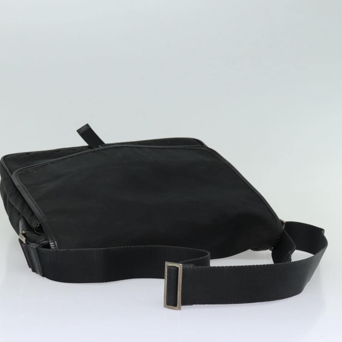 PRADA Shoulder Bag Nylon Black Auth bs16316