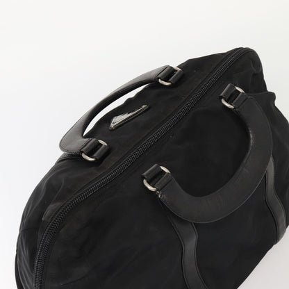 PRADA Hand Bag Nylon Black Auth bs16351