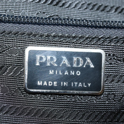 PRADA Hand Bag Nylon Black Auth bs16367