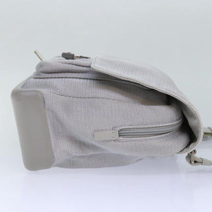 PRADA Sports Shoulder Bag Nylon Gray Auth bs16388