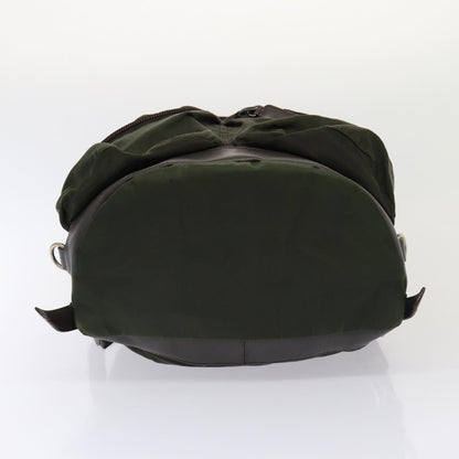 PRADA Backpack Nylon Khaki Auth bs16433