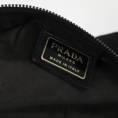 PRADA Boston Bag Nylon Black Auth bs16549