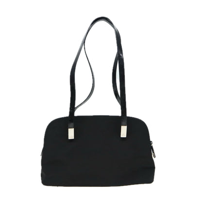GUCCI Shoulder Bag Nylon Black Silver 001 3261 Auth bs16778