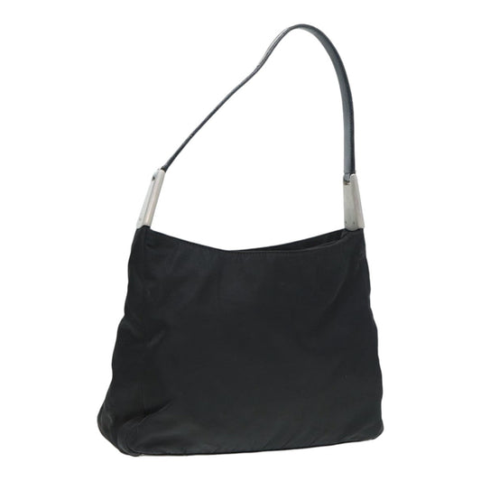 PRADA Hand Bag Nylon Black Auth bs16849