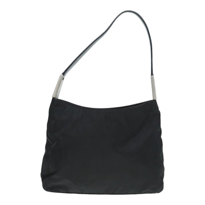 PRADA Hand Bag Nylon Black Auth bs16849