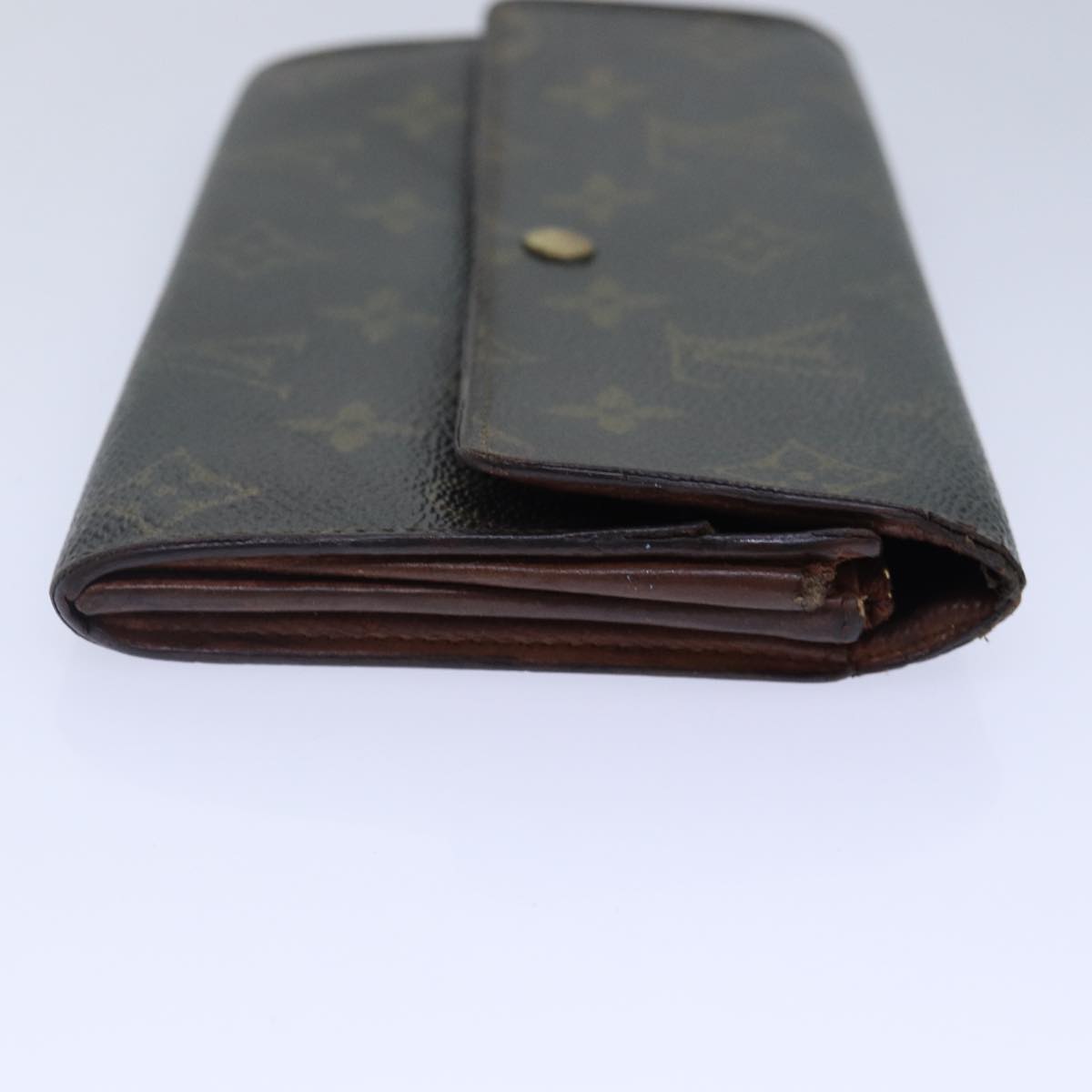 LOUIS VUITTON Monogram Pochette Porte Monnaie Credit Wallet M61725 Auth bs16926