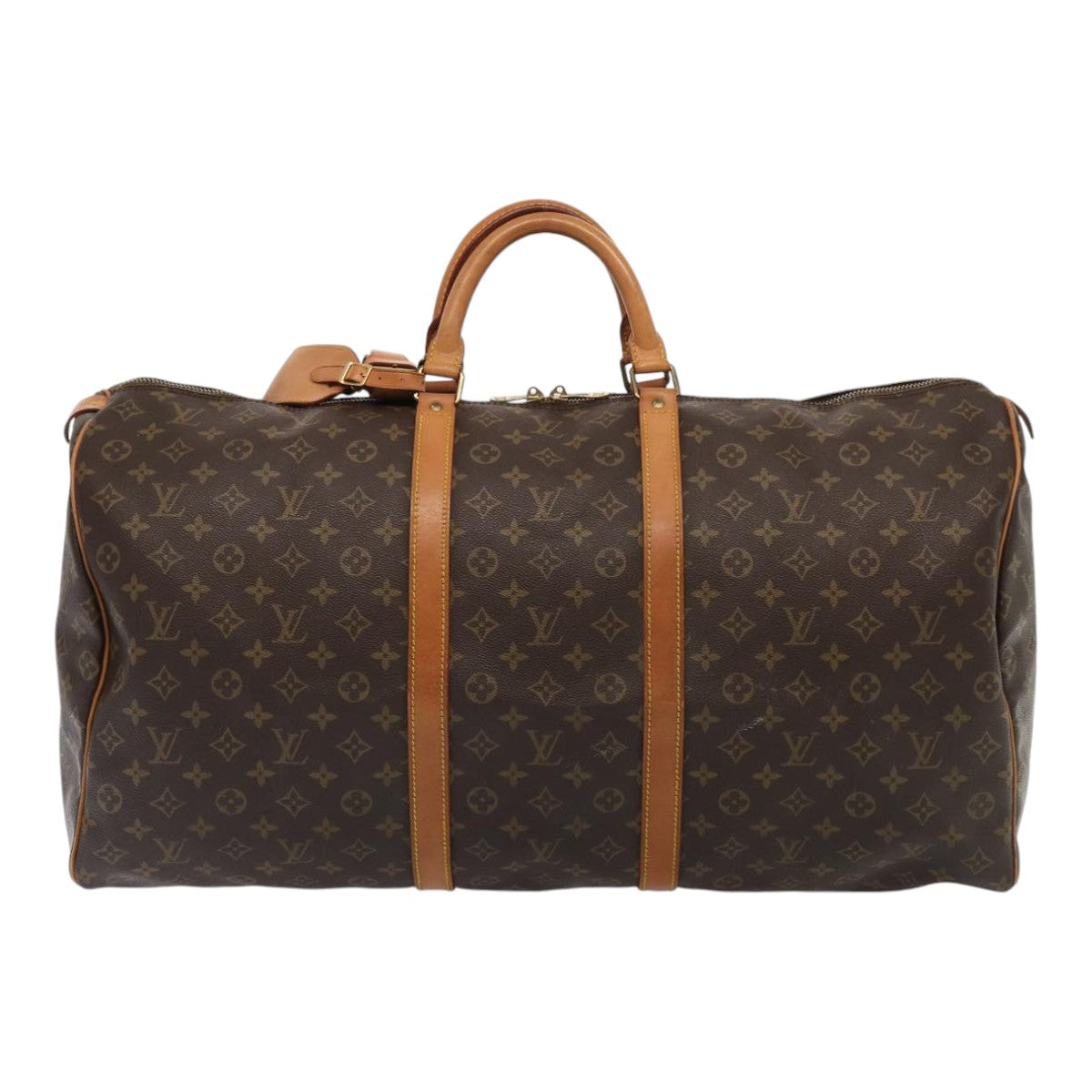 LOUIS VUITTON Monogram Keepall 60 Boston Bag M41422 LV Auth bs16940