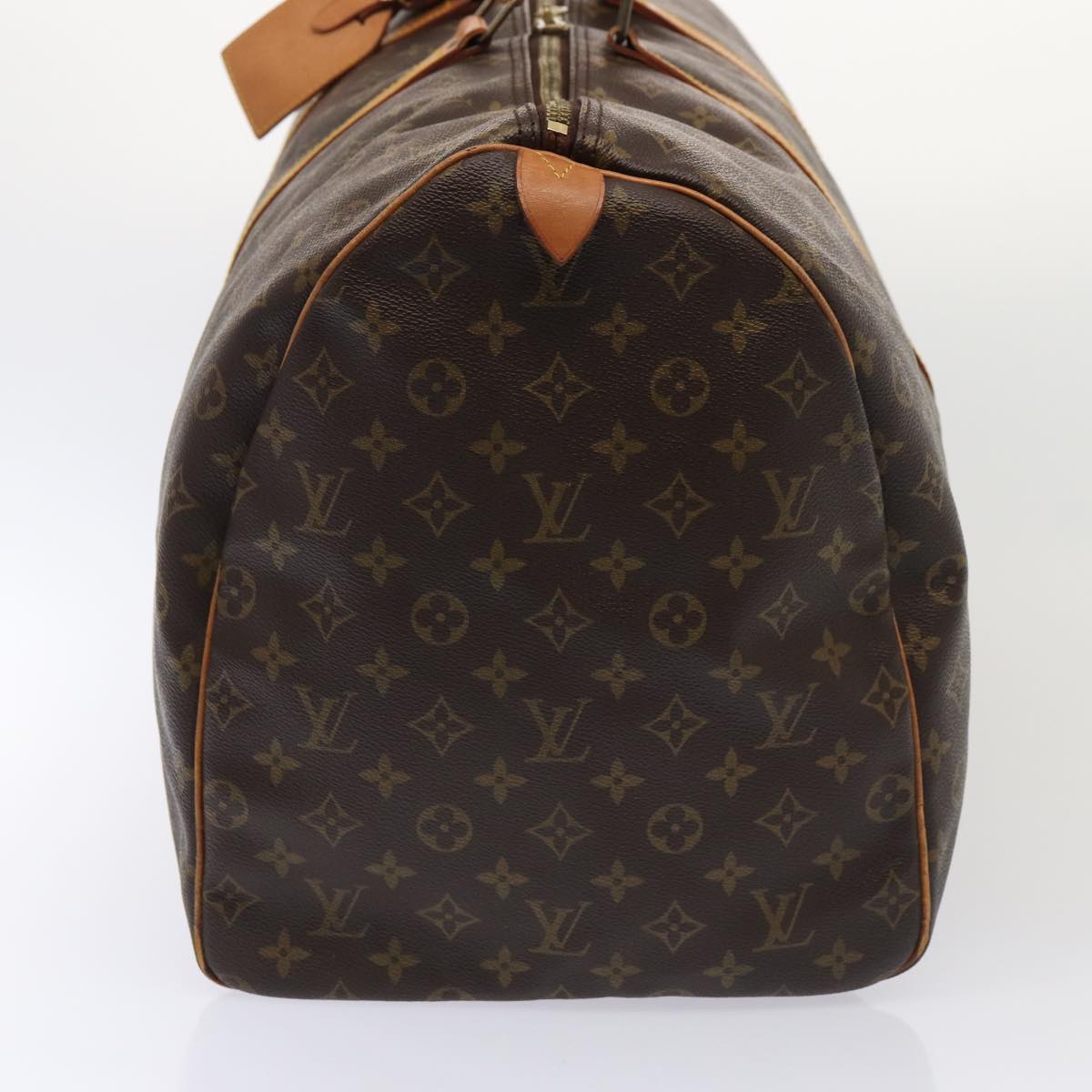 LOUIS VUITTON Monogram Keepall 60 Boston Bag M41422 LV Auth bs16940