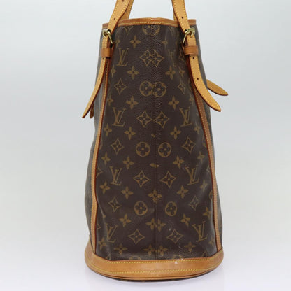 LOUIS VUITTON Monogram Bucket GM Shoulder Bag M42236 LV Auth bs16942