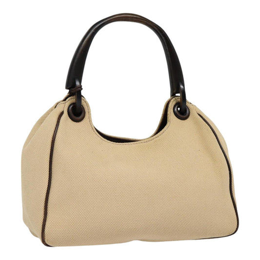 GUCCI Hand Bag Canvas Outlet Beige 106495 Auth bs17290
