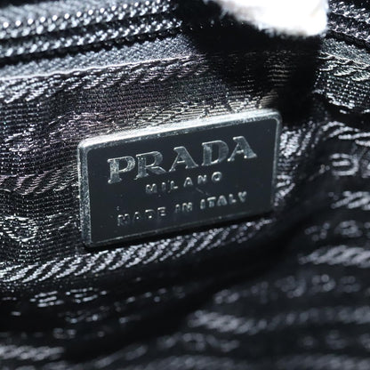 PRADA Shoulder Bag Nylon Green Black Auth bs17519