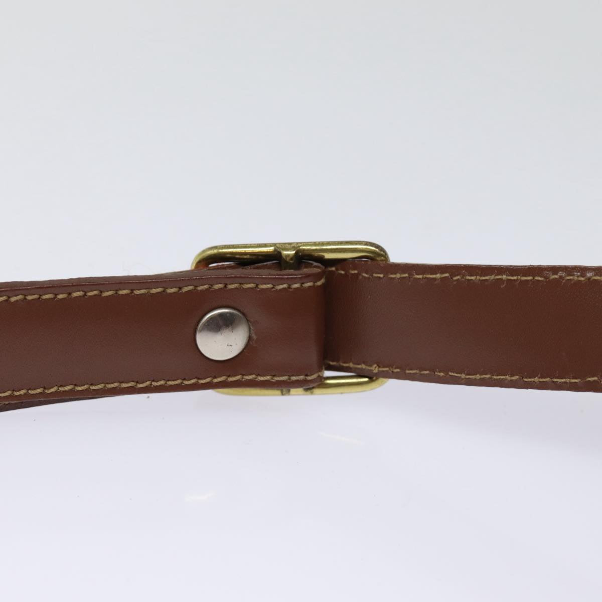 BURBERRYSs Nova Check Shoulder Bag PVC Beige Auth bs17637