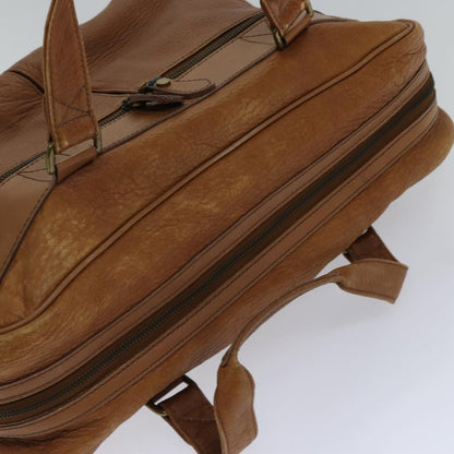 BURBERRYSs Boston Bag Leather Brown Auth bs17786