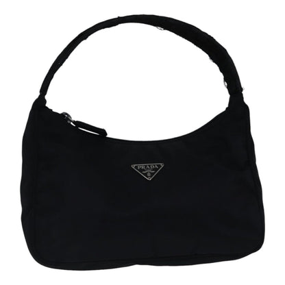 PRADA Hand Bag Nylon Black Auth bs17793