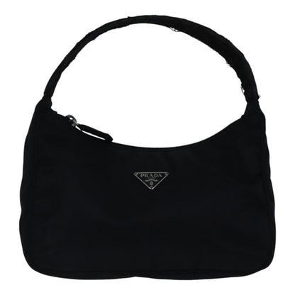 PRADA Hand Bag Nylon Black Auth bs17793