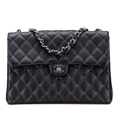Chanel Coco Mark Matelasse Caviar Shoulder Bag