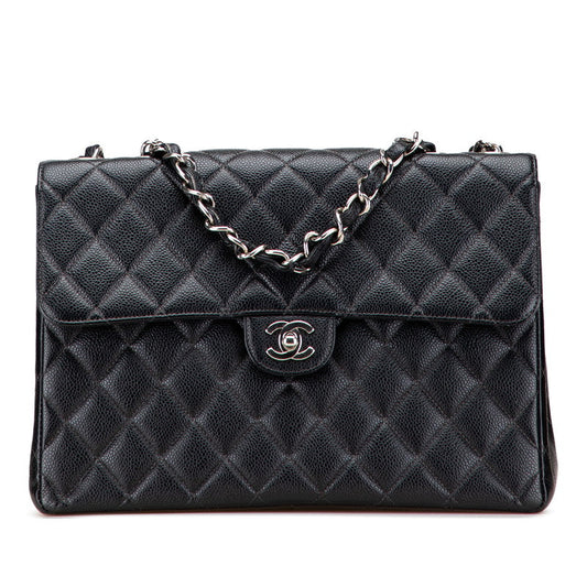 Chanel Coco Mark Matelasse Caviar Shoulder Bag