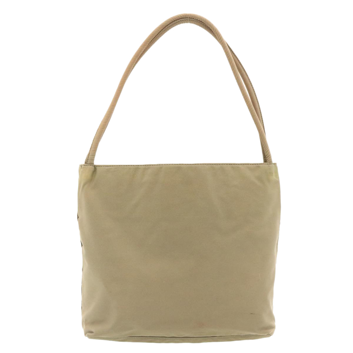 PRADA Hand Bag Nylon Khaki Auth bs205