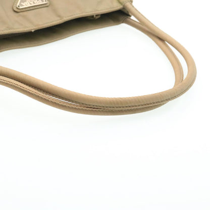 PRADA Hand Bag Nylon Khaki Auth bs205