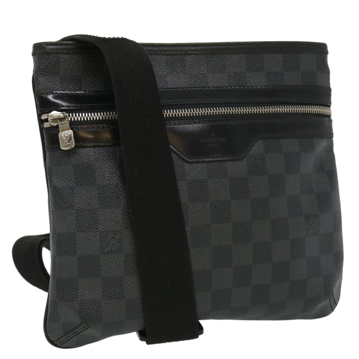 LOUIS VUITTON Damier Graphite Thomas Shoulder Bag N58028 LV bs2399