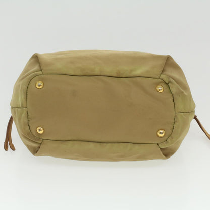 Prada Shoulder Bag Nylon Khaki  bs3848