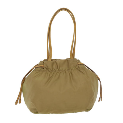 Prada Shoulder Bag Nylon Khaki  bs3848