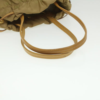 Prada Shoulder Bag Nylon Khaki  bs3848