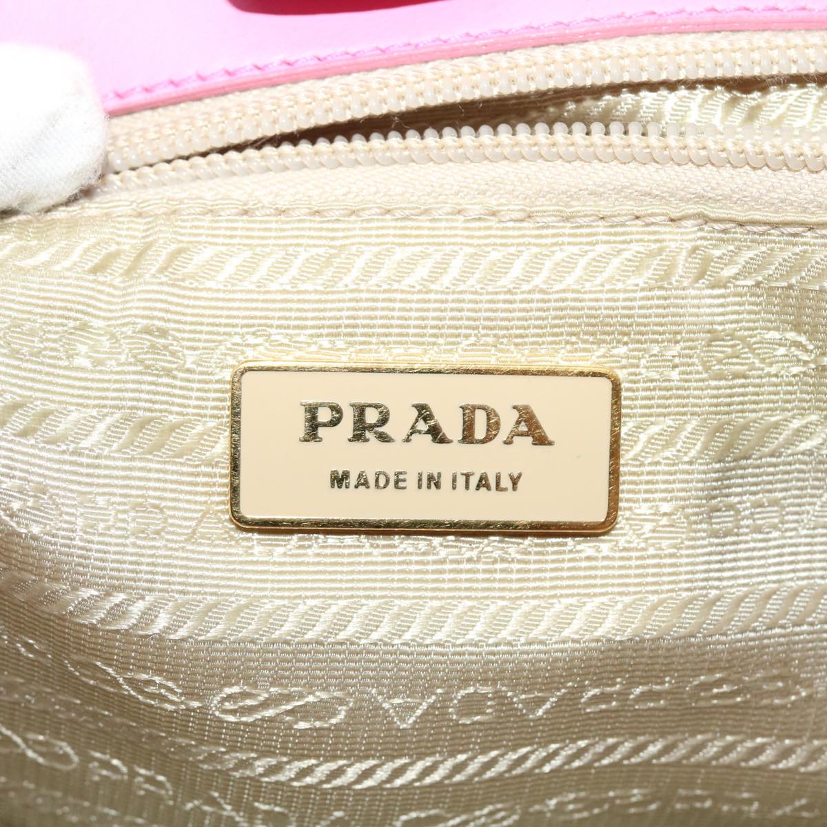 Prada Hand Bag Nylon Pink  bs3964