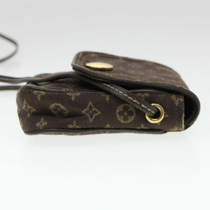 LOUIS VUITTON Monogram Mini Pochette Cancun Pouch Brown M95313 LV Auth bs4436