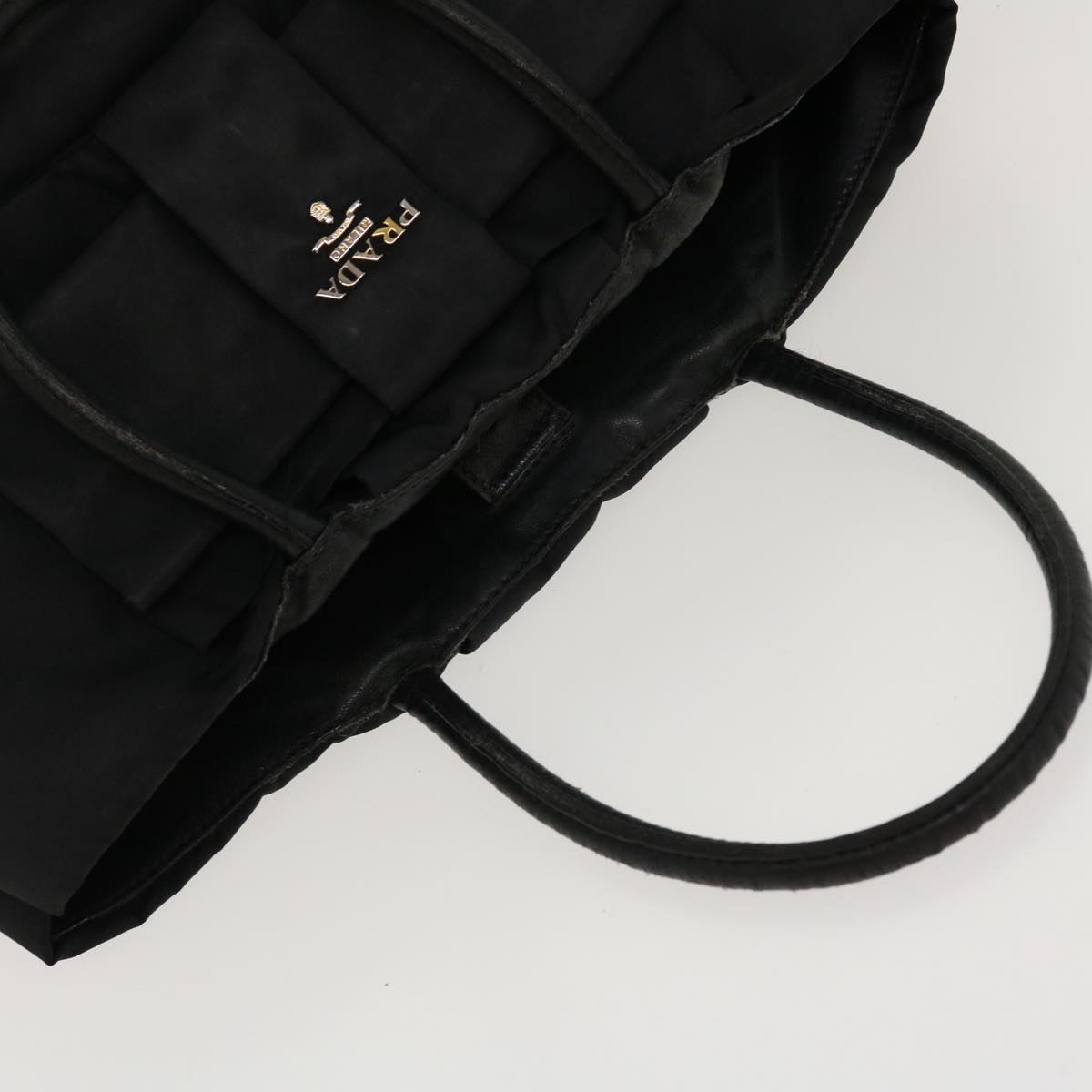 Prada Hand Bag Nylon Black  bs4509