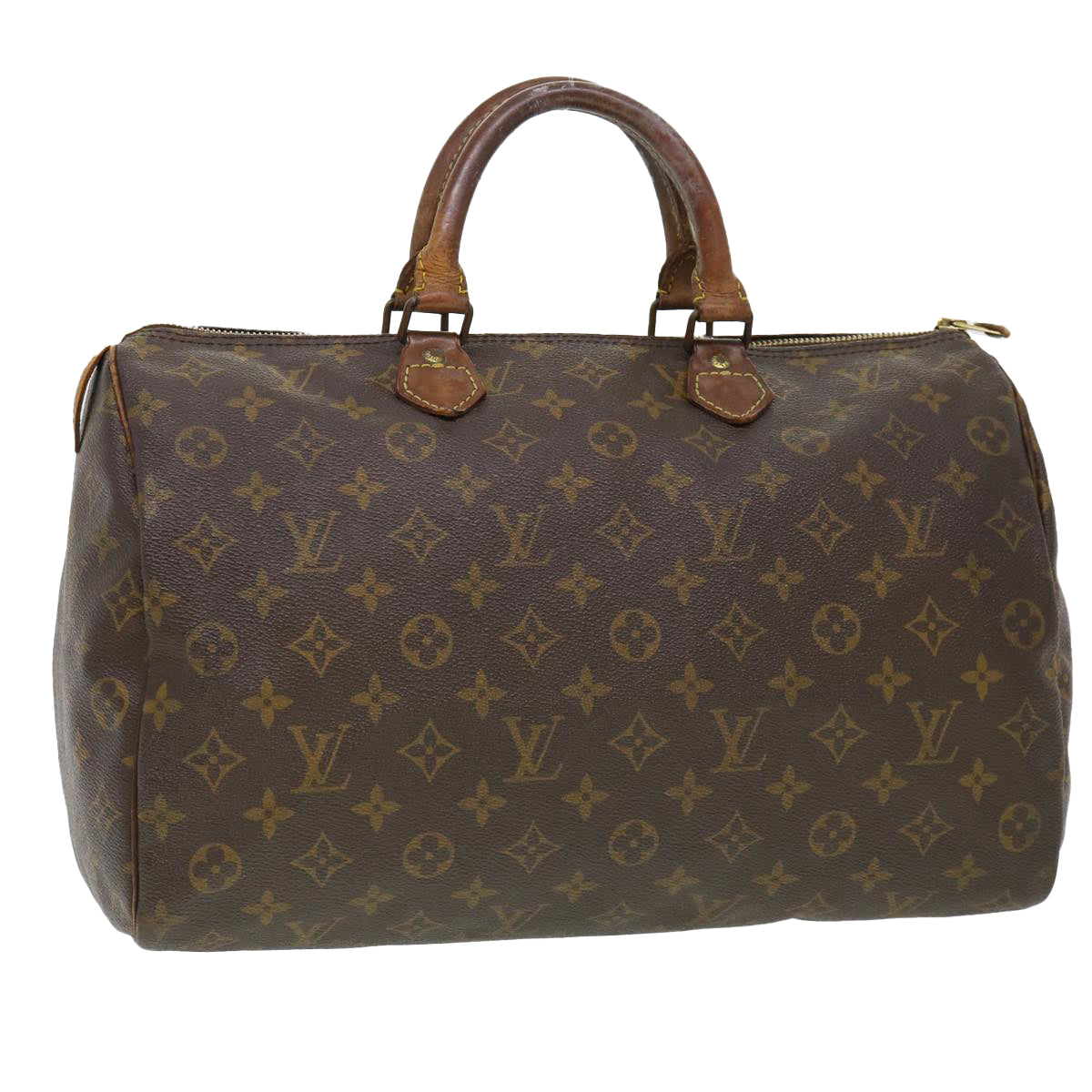LOUIS VUITTON Monogram Speedy 35 Hand Bag M41524 LV bs4567