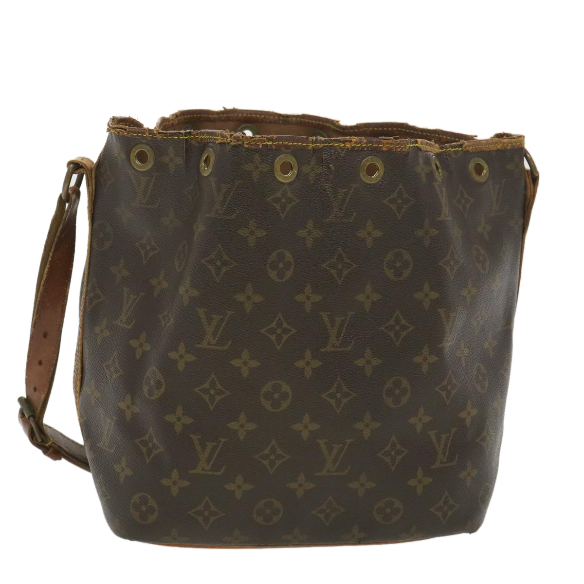 LOUIS VUITTON Monogram Petit Noe Shoulder Bag M42226 LV bs4574