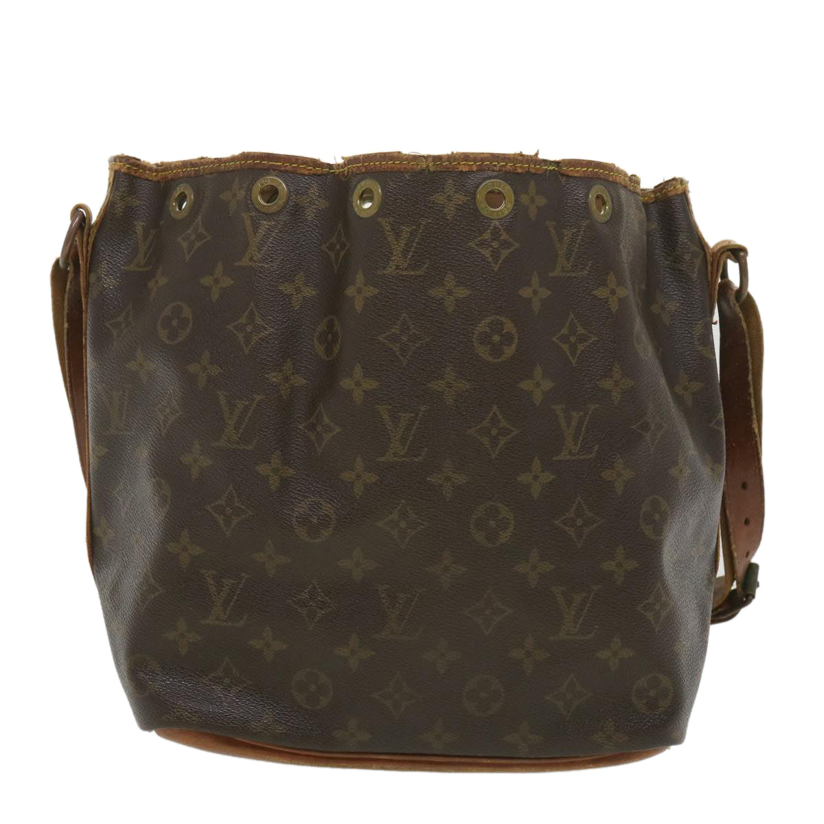 LOUIS VUITTON Monogram Petit Noe Shoulder Bag M42226 LV bs4574