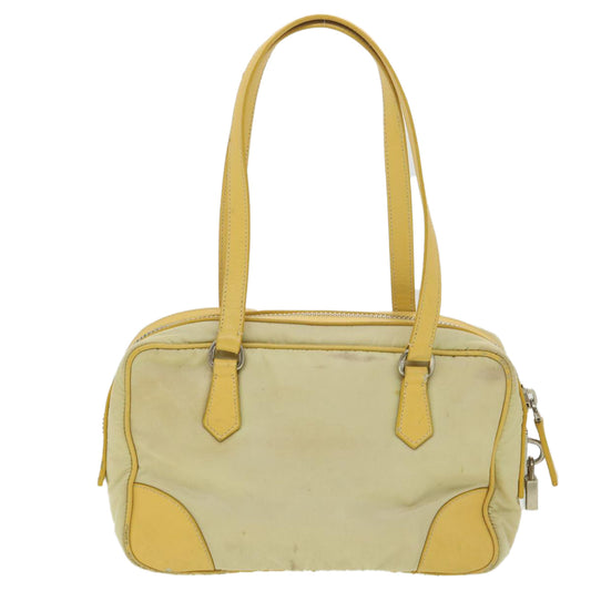 Prada Shoulder Bag Nylon Yellow  bs4580