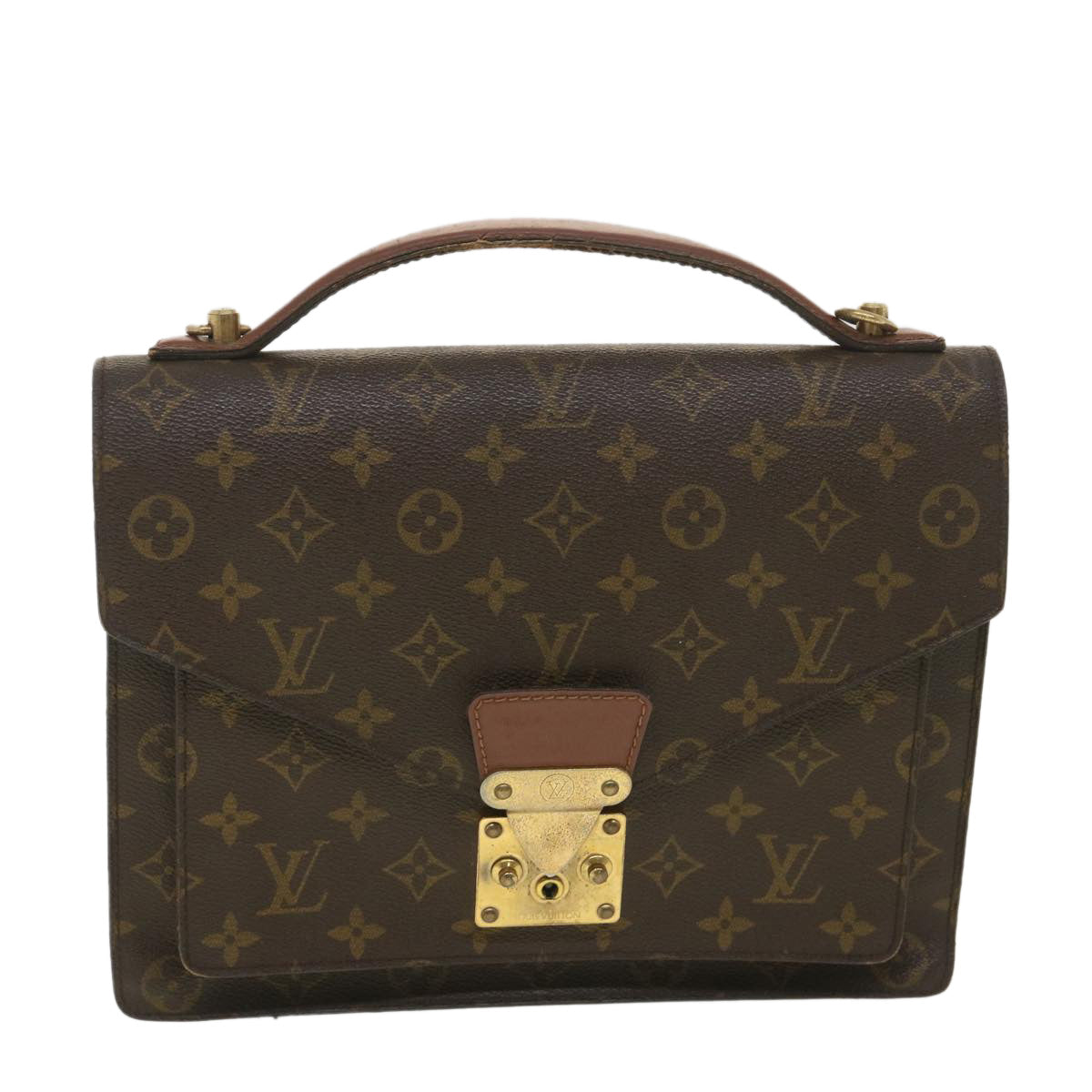 LOUIS VUITTON Monogram Monceau 28 Hand Bag 2way M51185 LV bs4604