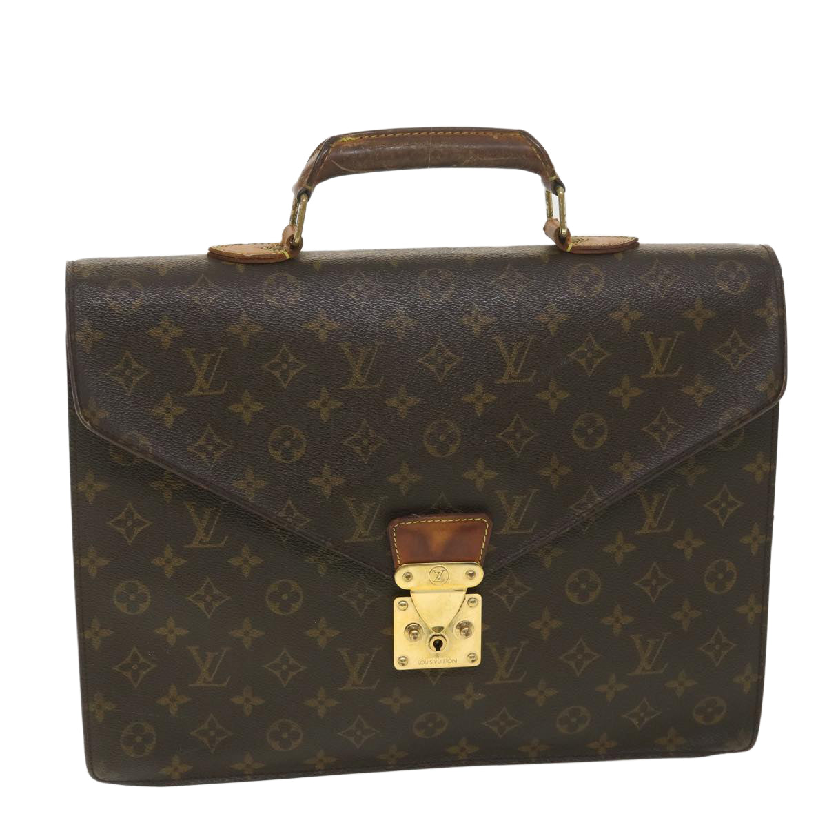 LOUIS VUITTON Monogram Serviette Conseiller Briefcase M53331 LV bs4607