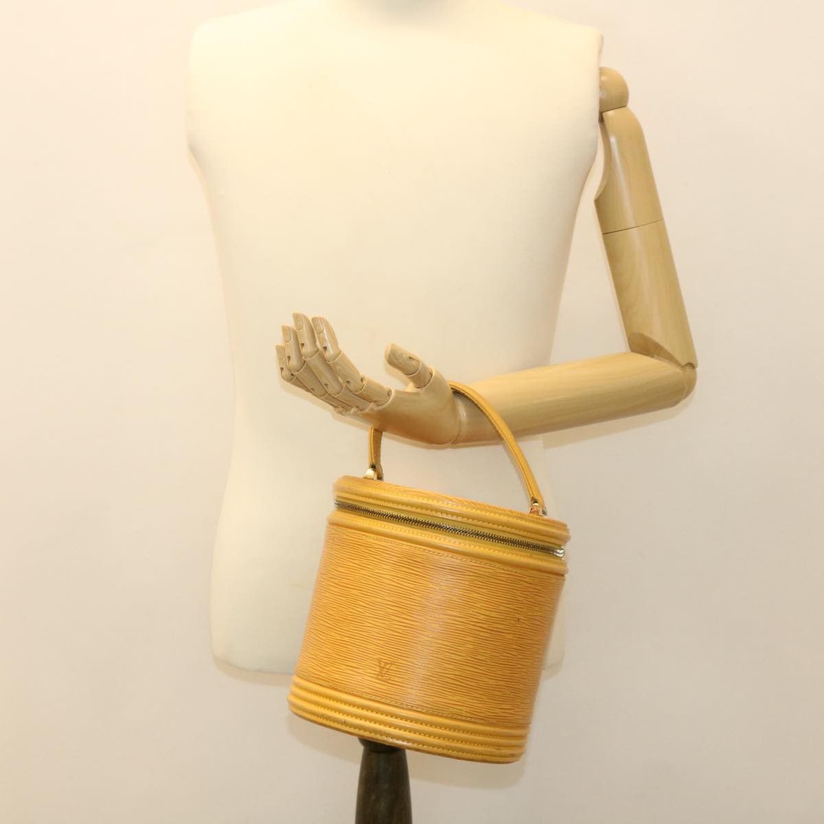 LOUIS VUITTON Epi Cannes Hand Bag Yellow M48039 LV bs4622
