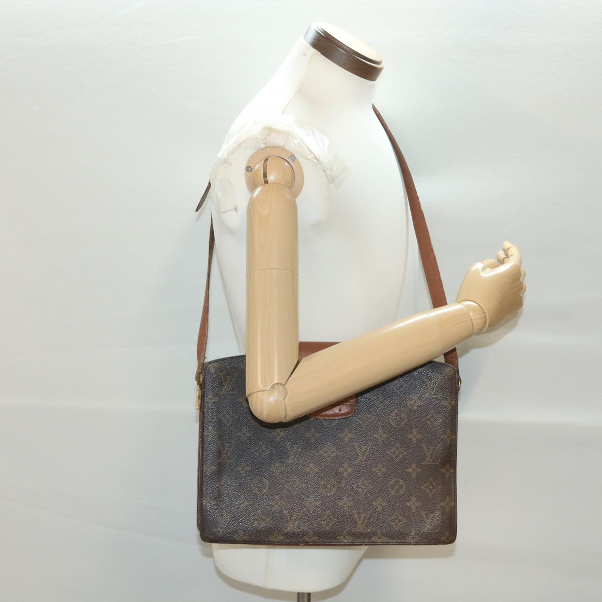LOUIS VUITTON Monogram Kurcell Shoulder Bag M51375 LV bs4632