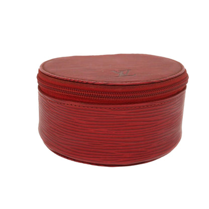 LOUIS VUITTON Epi Ecrin Bijoux 10 Jewelry Box Red M48217 LV bs4719