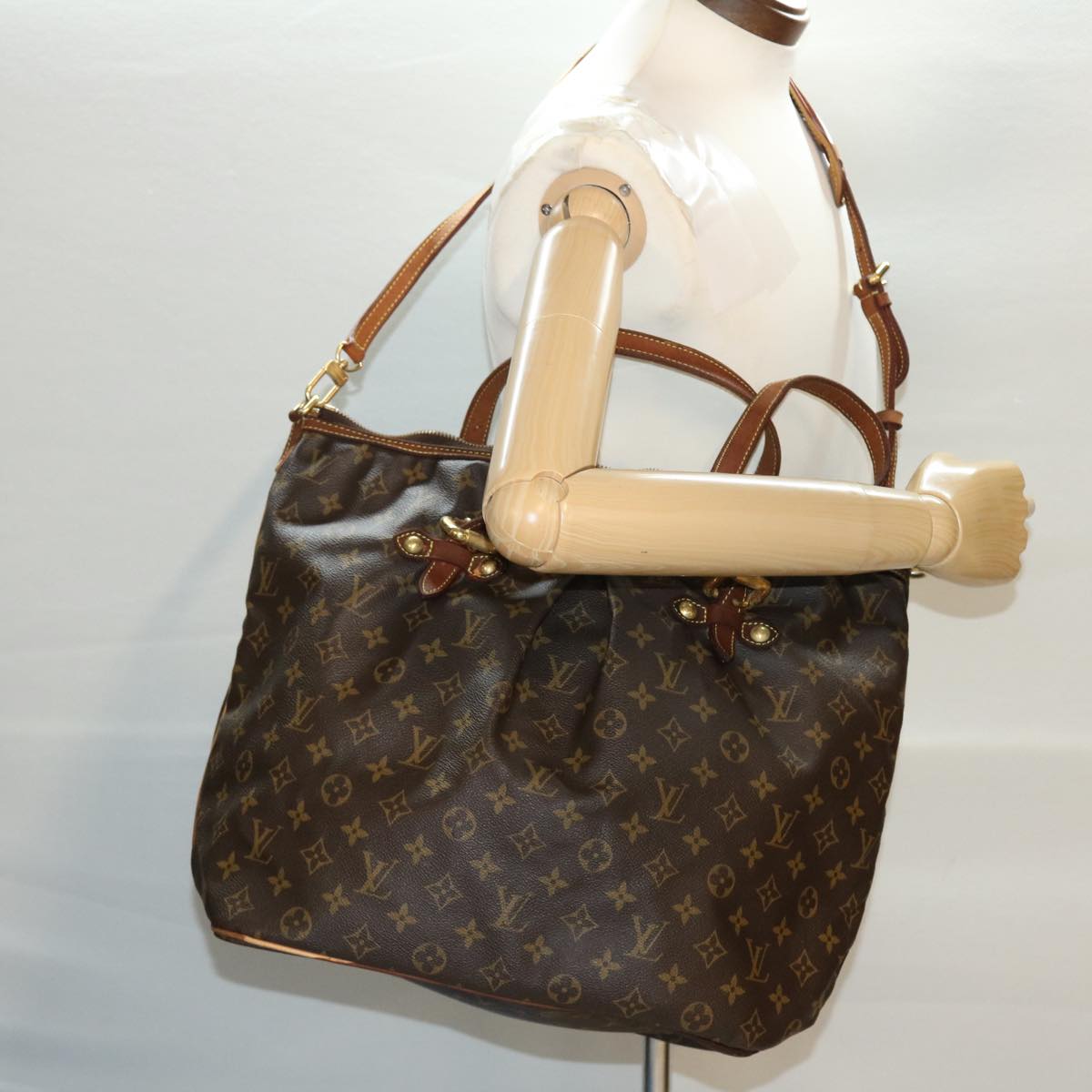 LOUIS VUITTON Monogram Palermo GM Tote Bag M40146 LV bs4829