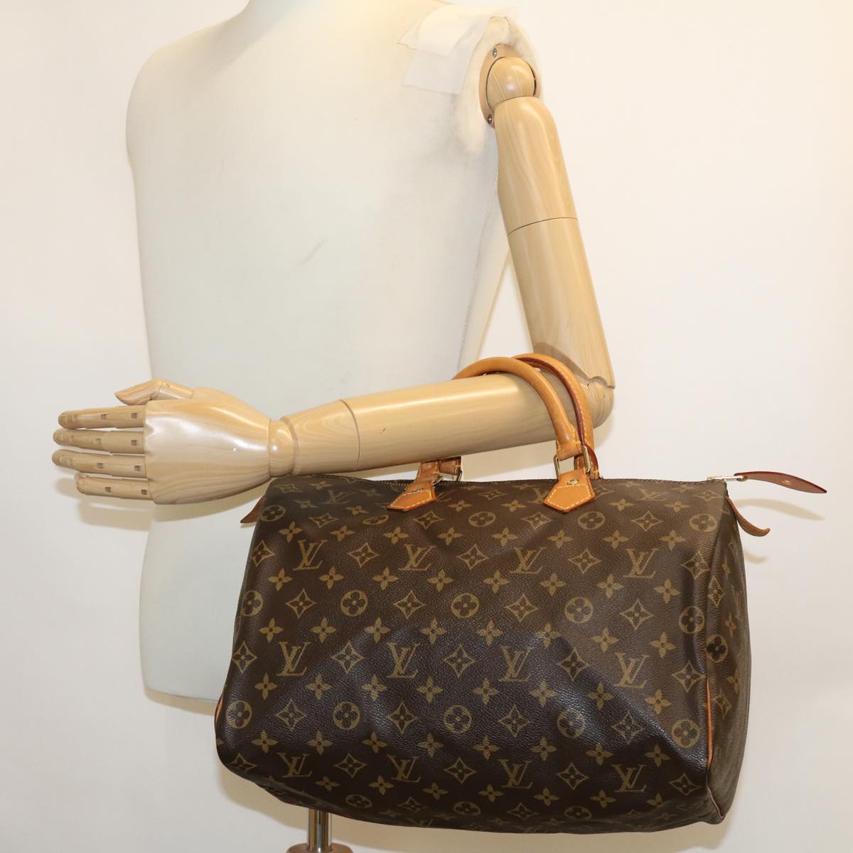 LOUIS VUITTON Monogram Speedy 35 Hand Bag M41524 LV bs4849