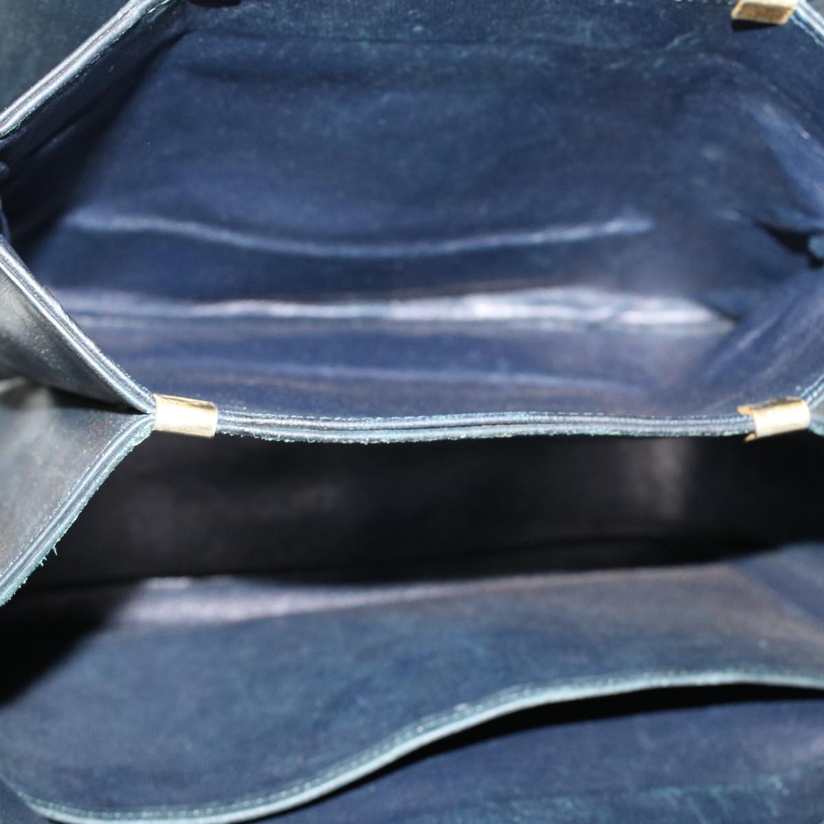 Celine C Macadam Canvas Shoulder Bag Navy  bs5114