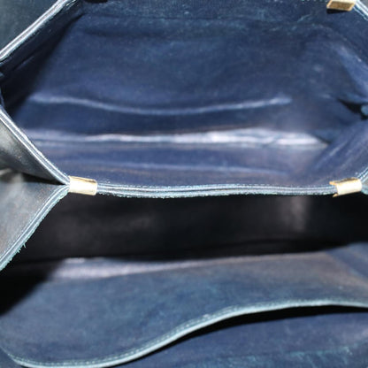 Celine C Macadam Canvas Shoulder Bag Navy  bs5114
