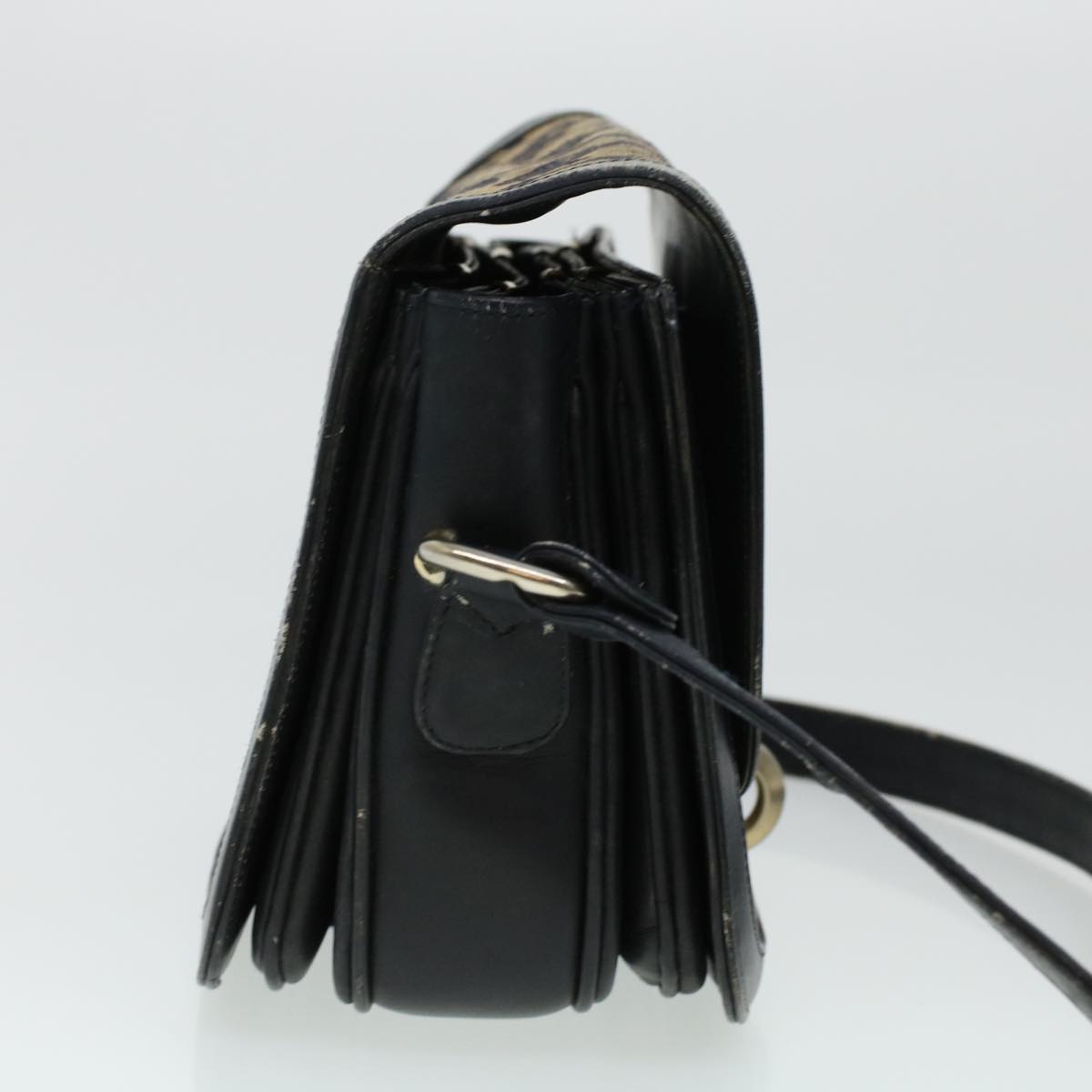 Celine C Macadam Canvas Shoulder Bag Navy  bs5114