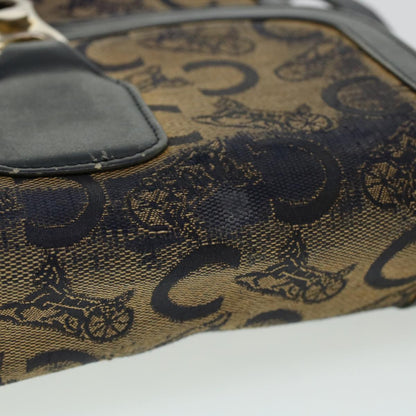 Celine C Macadam Canvas Shoulder Bag Navy  bs5114