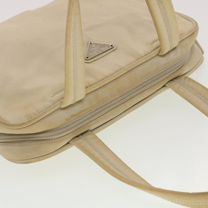 Prada Hand Bag Nylon Beige  bs5267