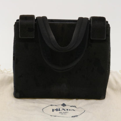 Prada Hand Bag Harako leather Black  bs5268