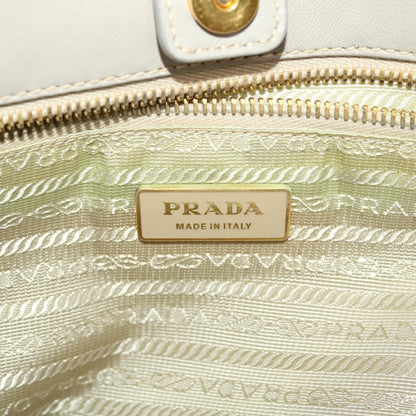 Prada Hand Bag Nylon Beige  bs5442